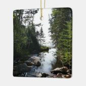 Bos in de buurt van Hunters Beach Keramisch Ornament (Links)