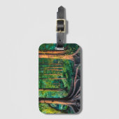 Bos in de zomer bagagelabel (Voorkant (verticaal))