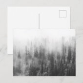 bos in mist briefkaart (Voorkant / Achterkant)