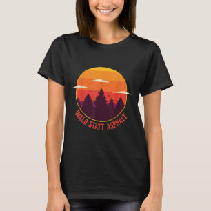 Bos in plaats van asfalt Natuur Bergen Bos T-shirt