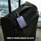 Bos in Twilight Bagagelabel