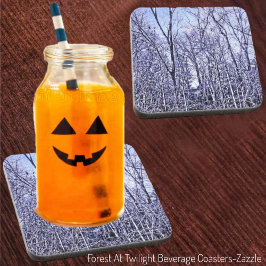 Bos in Twilight Bier Onderzetter