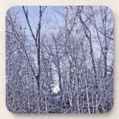 Bos in Twilight Bier Onderzetter (Voorkant)