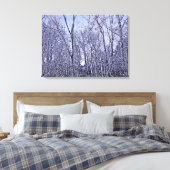 Bos in Twilight Canvas Afdruk (Insitu (Slaapkamer))