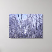 Bos in Twilight Canvas Afdruk (Voorkant)