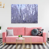 Bos in Twilight Canvas Afdruk (Insitu (Woonkamer))