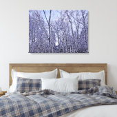 Bos in Twilight Canvas Afdruk (Insitu (Slaapkamer))