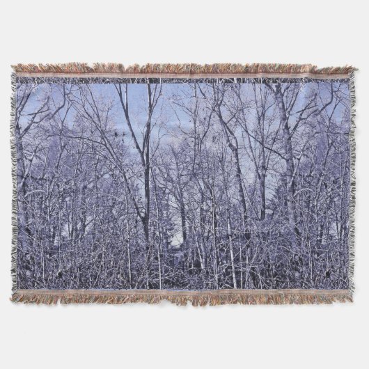 Bos in Twilight Deken (Voorkant)