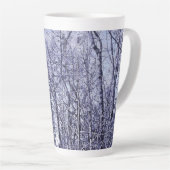 Bos in Twilight Latte Mok (Rechterhoek)