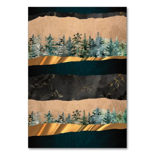 Bos Kaart (Achterkant)