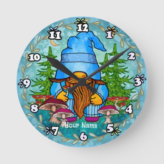 Bos kabouter  ronde klok (Voorkant)