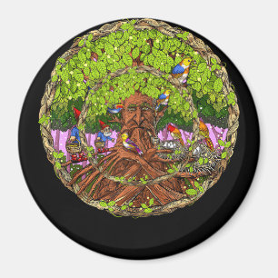 Bos kabouters Cottagecore Goblincore Fairycore Magneet