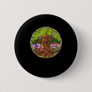 Bos kabouters Cottagecore Goblincore Fairycore Ronde Button 5,7 Cm