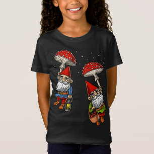 Bos kabouters hippie paddestoelen natuur schimmels t-shirt