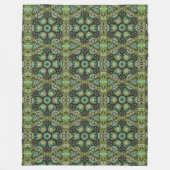Bos Kaleidoscoop Fleece Deken (Voorkant)