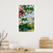 Bos Kasteel Japan - Matchbox Print - Esthetisch (Keuken)