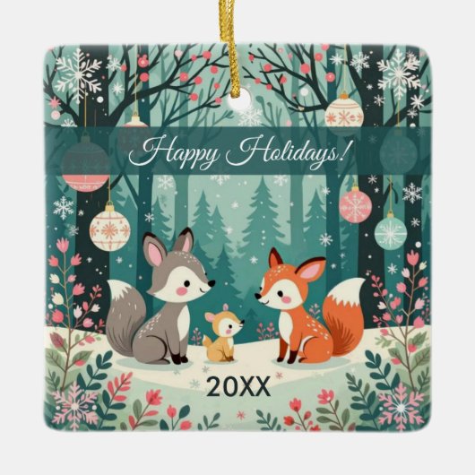  bos keramisch ornament (Voorkant)