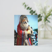 Bos Kerstman I Feestdagenkaart (Staand voorkant)