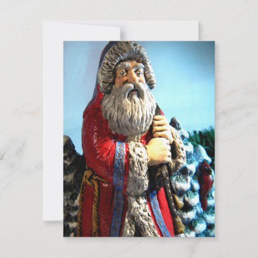 Bos Kerstman I Feestdagenkaart (Voorkant)