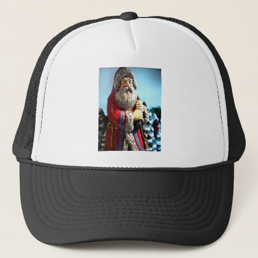 Bos Kerstman Trucker Pet (Voorkant)