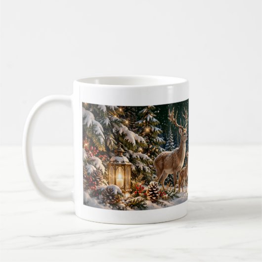 Bos Kerstmok Koffiemok (Links)