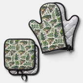 Bos Kikkers Mok Ovenwant & Pannenlap Set (Voorkant / Achterkant)