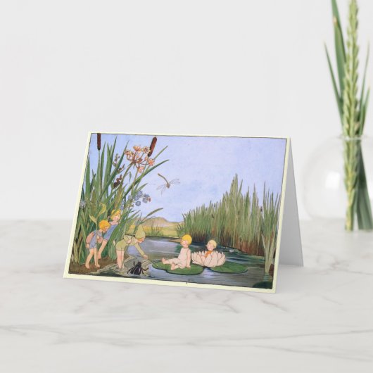  Bos Kinderen Freddie Langeler Groeten Kaart (Voorkant)