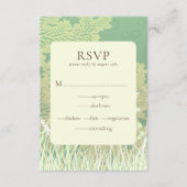 Bos Land Landschap Groen Bruiloft RSVP Kaart (Voorkant)