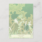 Bos Land Landschap Groen Bruiloft RSVP Kaart (Achterkant)