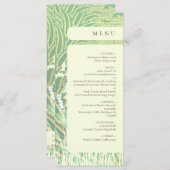 Bos Land Landschap Groene Bruiloft Menu (Voorkant / Achterkant)