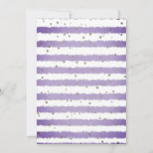 Bos Leuke Dieren Waterverf Baby meisje Douche Kaart (Achterkant)