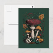Bos Leven Illustratie Briefkaart (Voorkant / Achterkant)