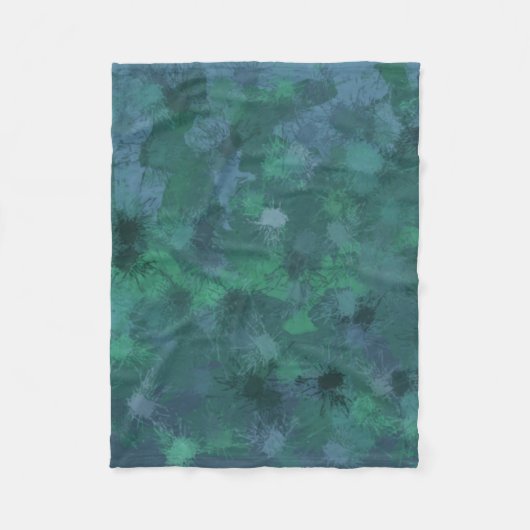 Bos Licht Fleece Deken (Voorkant)