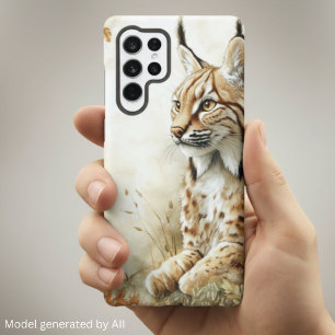 Bos Lynx Natuur Samsung Galaxy Hoesje