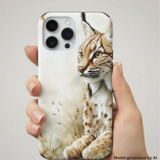 Bos Lynx Wilde Dieren Natuur iPhone Hoesje