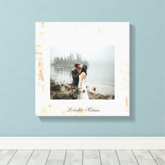 Bos magie | Persoonlijke Canvasprint Canvas Afdruk (Insitu (Houten vloer))