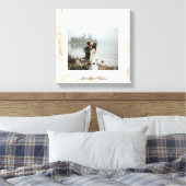 Bos magie | Persoonlijke Canvasprint Canvas Afdruk (Insitu (Slaapkamer))