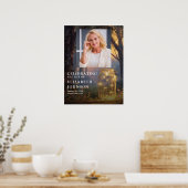 Bos Mason Jar Viering Van Het Leven Welkomstbord Poster (Keuken)