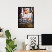 Bos Mason Jar Viering Van Het Leven Welkomstbord Poster (Thuiskantoor)