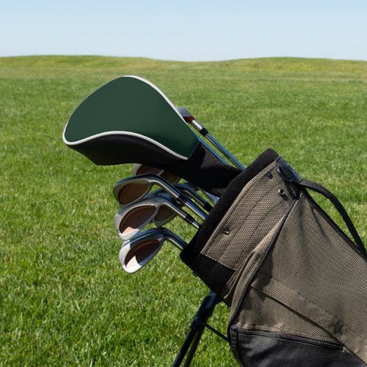 Bos massief donkergroen golfheadcover (Insitu)