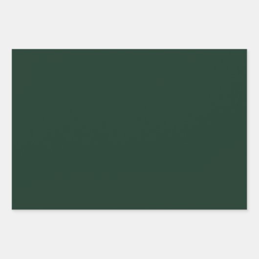 Bos massief donkergroen inpakpapier vel (Voorkant 2)