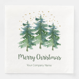 Bos Merry Christmas Bedrijf Servet