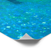 Bos met blauwe klokjes poster (Hoek)