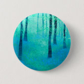 Bos met blauwe klokjes ronde button 5,7 cm (Voorkant)
