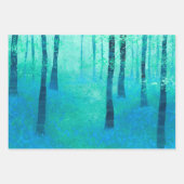 Bos met Bluebell Bloemen Inpakpapier Vel (Voorkant)