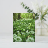Bos met Daslook Briefkaart (Staand voorkant)