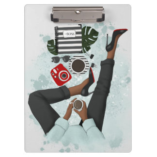 Bos met klembord voor stijl