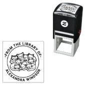 Bos met Mooie Slapende Katten Bibliotheek Boek Naa Zelfinktende Stempel (In situ)