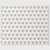 Bos met Schattigee egel Cadeaupapier (Vlak)