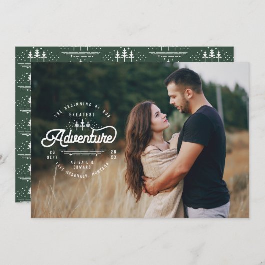 bos met uitzondering van de datum van bekendmakin aankondiging (Voorkant / Achterkant)